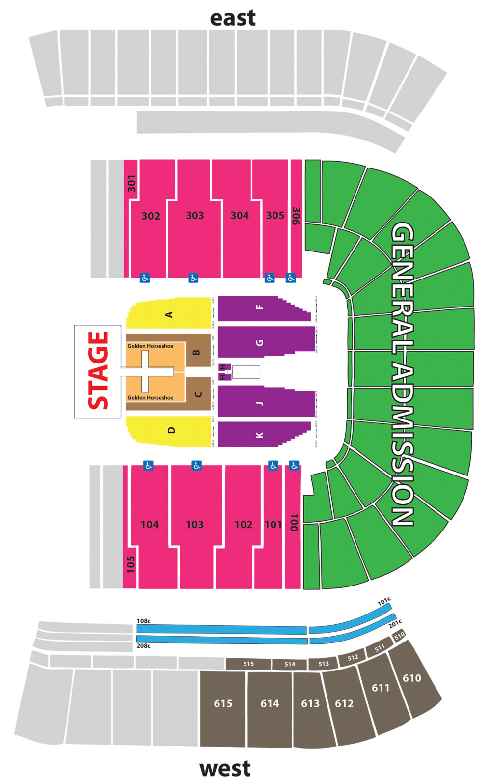 Br River Center Seating Chart