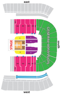 BCS Ticket Chart - Saturday & Sunday